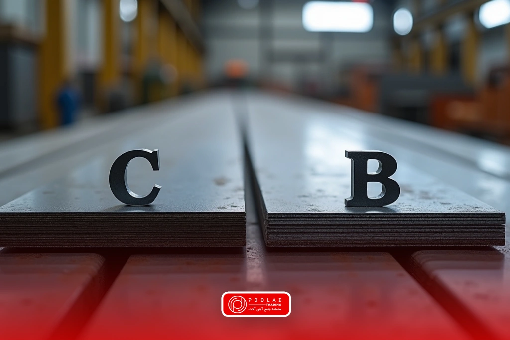 تفاوت ورق گرم C و B
