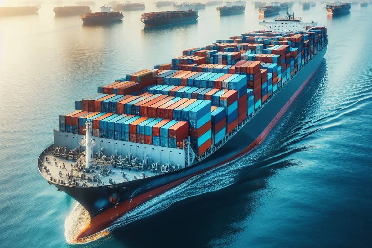صادرات فولاد ایران با کشتی صادراتی